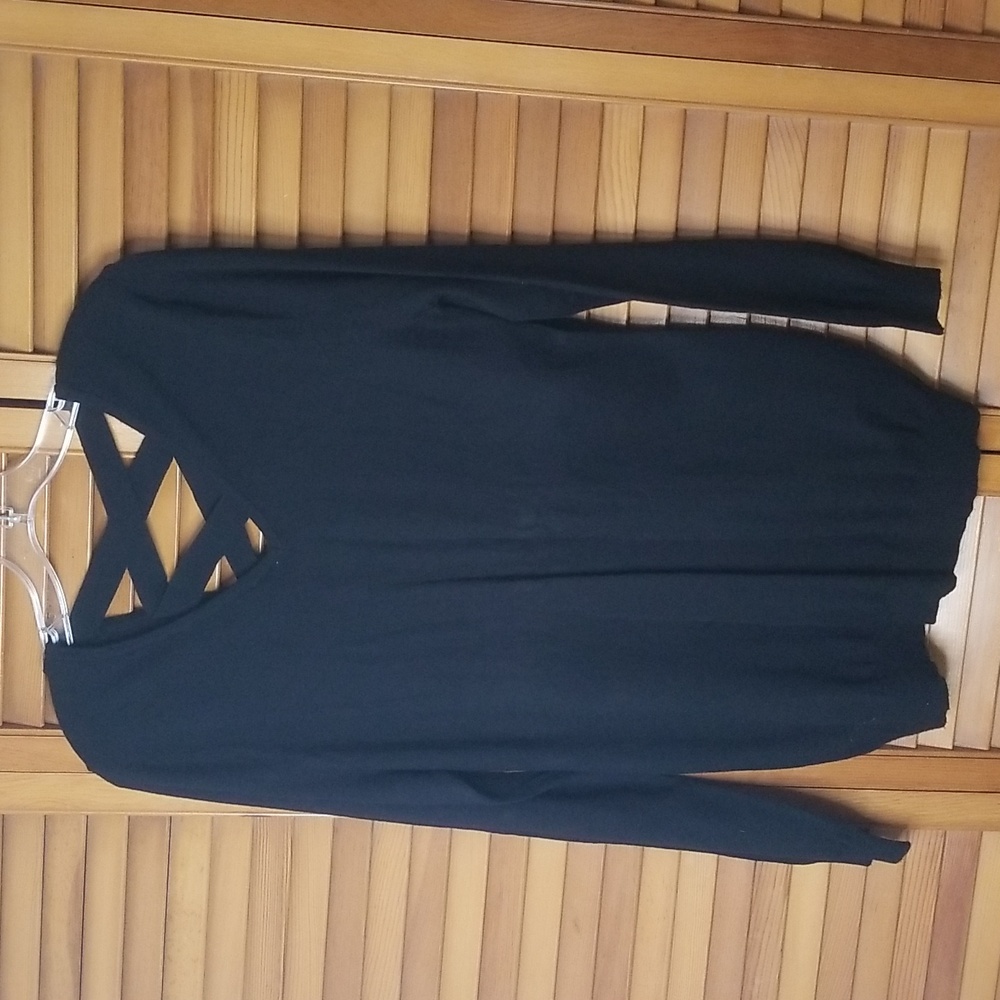 Womens soft black sweater